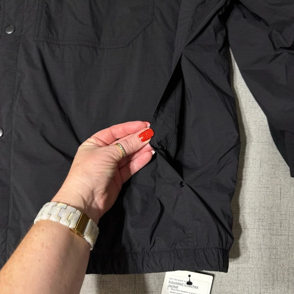 Lululemon Men’s Insulated Coaches Jacket Black XL NWT